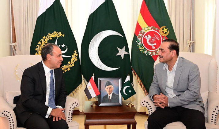 Field Marshal Asim Munir Meets Egyptian Foreign Mi