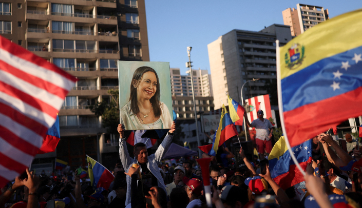 Venezuela Opposition Leader Machado Vows Return Am