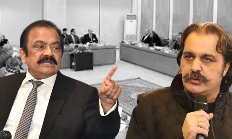 Rana Sanaullah Slams PTI, Accuses Ali Amin Gandapu