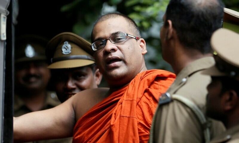 Sri Lankan Monk Galagodaatte Gnanasara Sentenced t