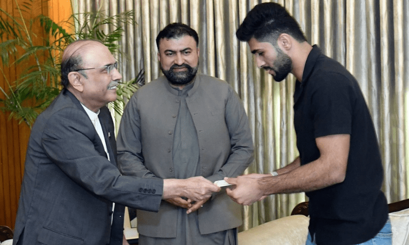 Karate Champion Shahzaib Rindh Receives Rs100 Mill