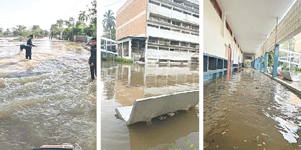 Karachi University Flooded on Eid as Major Water Pipeline Bursts, Exposing KWSC Infrastructure Failures