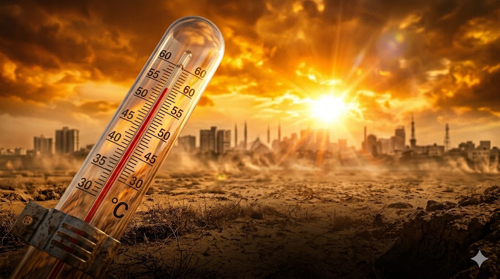 Karachi Suffocates Under Massive 54°C 'Feels-Like' Temperature as Extreme Humidity Triggers Health Emergency