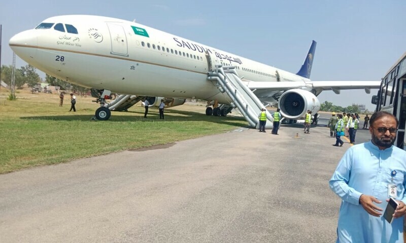 Saudi Airlines Flight Evacuated After Fire at Peshawar’s Bacha Khan Airport