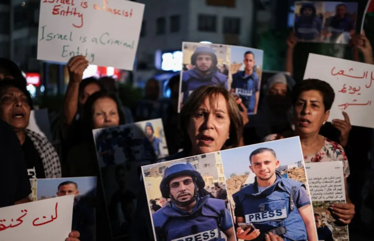 Global Outrage After Israeli Strike Kills Four Al Jazeera Journalists in Gaza