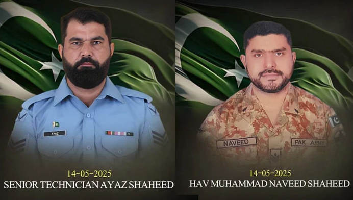 Two Soldiers Martyred in Indian Aggression, Toll R