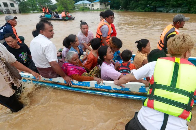 Myanmar's Military Chief Requests Foreign Aid Amid