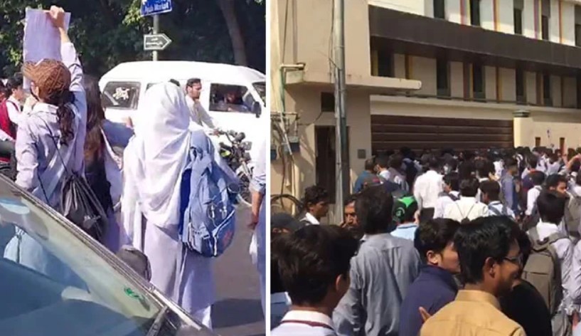 Lahore Students Protest Over Alleged Rape at Priva