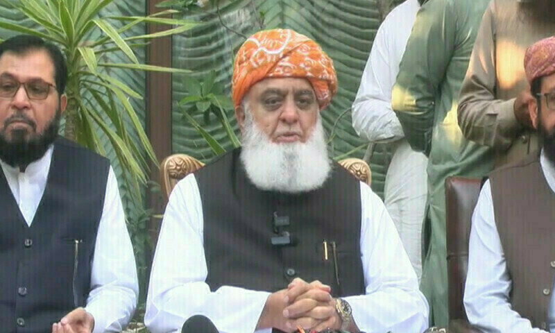 JUI Chief Fazlur Rehman Urges Talks, Criticizes Po