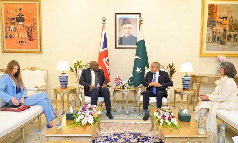 Ishaq Dar, UK’s David Lemay Discuss Regional Peace, Ceasefire