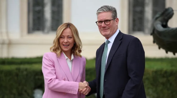 UK Prime Minister Keir Starmer Meets Italian Count