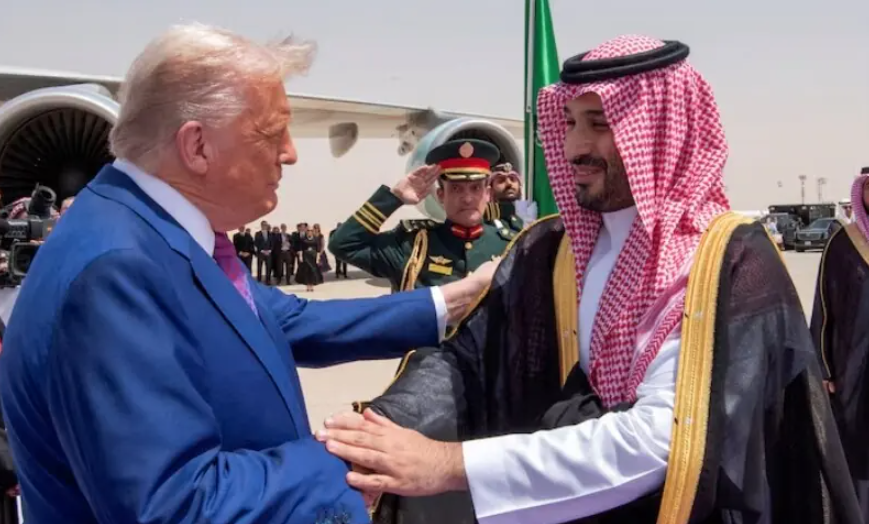 Saudi Crown Prince Mohammed bin Salman Meets Trump