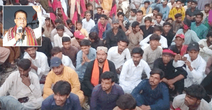 Ayaz Latif Palijo Leads Massive March in Matiari A