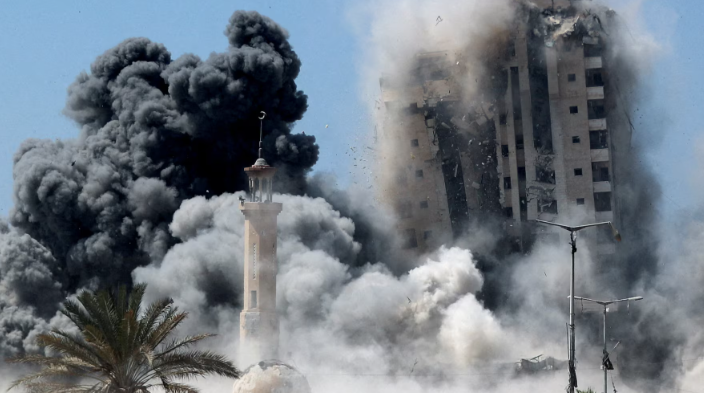 Israeli Demolitions Flatten Gaza Towers, Leave Fam