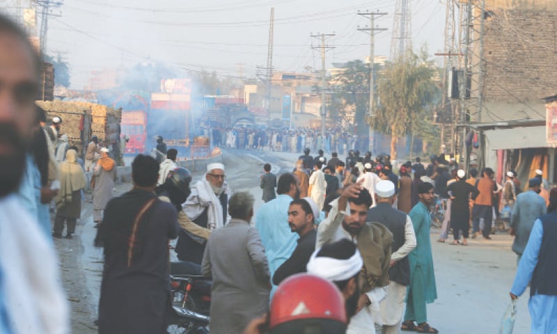 Mob Attacks Peshawar Police Station Over Alleged Desecration Incident