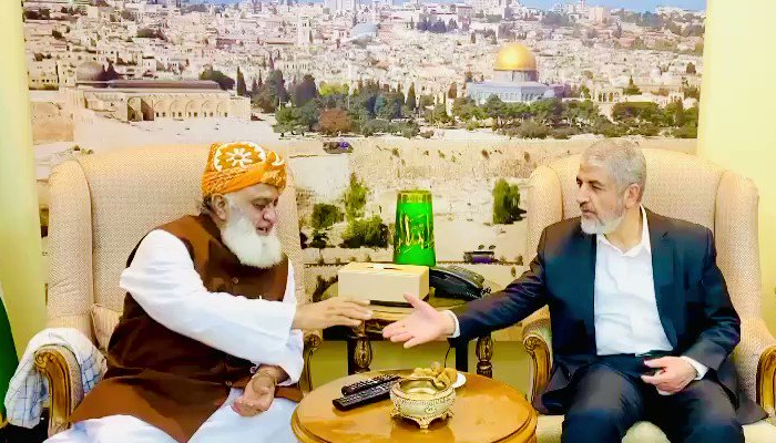 Khalid Meshaal Appeals to Maulana Fazlur Rehman fo