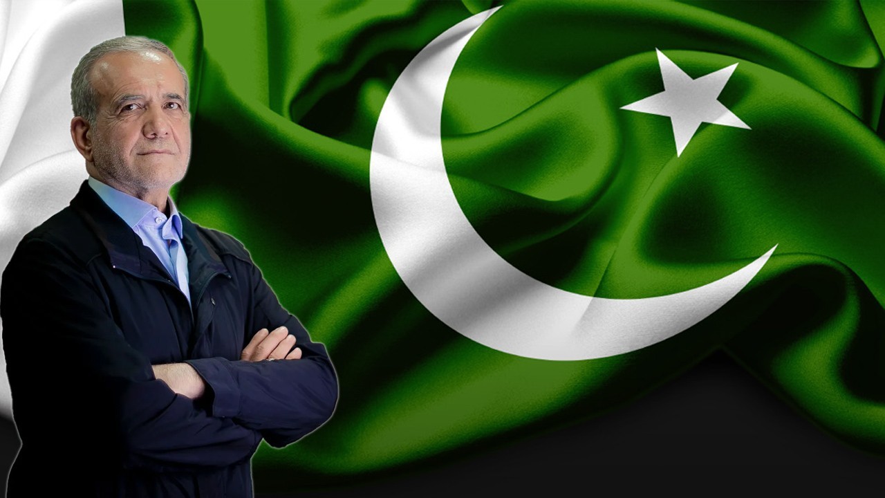 Iranian President Pezeshkian Arrives in Pakistan T