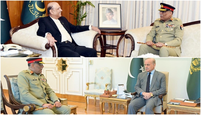 Outgoing CJCSC General Sahir Shamshad Mirza Bids F