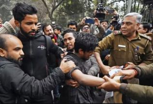 India police detain students gathered to watch BBC documentary on Modi