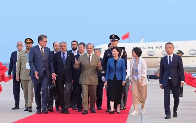 PM Shehbaz Arrives in China for SCO Summit, Meets 