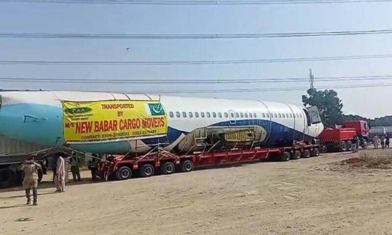 Historic Move: Passenger Jet Transported by Road f