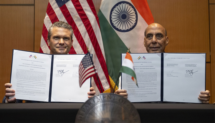 U.S. and India Sign 10-Year Defense Framework to B